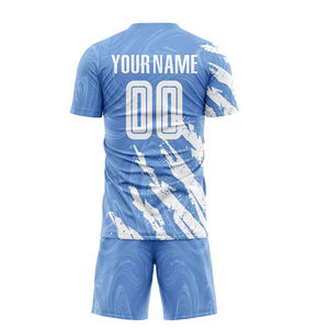 Camisetas y Tops de Fútbol de Secado Rápido de Alta Calidad para Hombre, Conjuntos Deportivos Juveniles, Uniformes de Fútbol Personalizados con Nombre y Talla, Económicos - Product Image 3