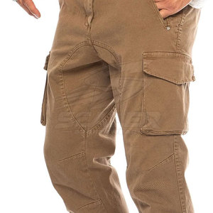 Pantalon cargo décontracté pour homme fabriqué au Pakistan, coupe droite, 100% coton, pour le travail en extérieur et les activités quotidiennes - Product Image 5