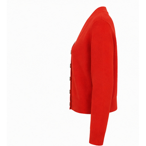 2026 Women's V Neck Full Sleeve Knitted Pullover Casual Autumn Wear Anti-Pilling Sweater 100% Acrylic Regular Fit - Product Image 2