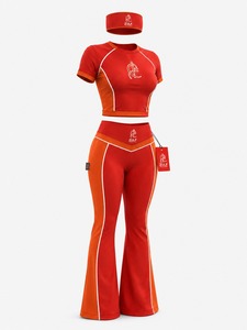 Conjunto Deportivo de 3 Piezas para Mujer, Verano, Uso Diario, con Top, Leggings y Diadema, para Gimnasio/Yoga/Viajes, Secado Rápido, Transpirable - Product Image 5