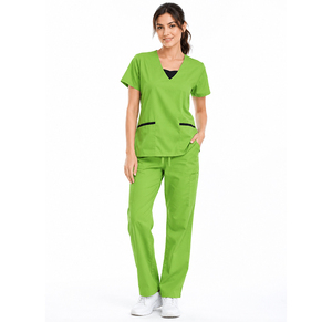 Tenues médicales personnalisées OEM avec logo pour femmes et hommes, uniformes d'hôpital, de chirurgie, de médecins et d'infirmières, vente en gros, faible MOQ - Product Image 1