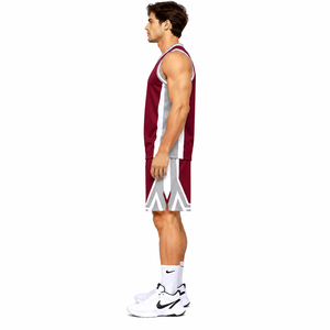 Conjunto de Uniforme de Baloncesto Sublimado Personalizado para Hombre, Transpirable, de Secado Rápido, Uniforme de Baloncesto sin Mangas, Ropa Deportiva al por Mayor - Product Image 3