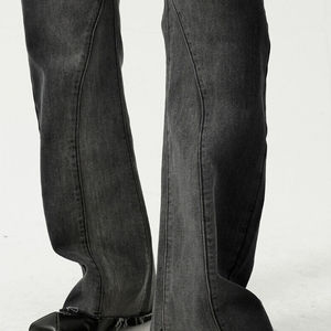 Fabrication sur mesure de jeans pour hommes au design simple / Jeans en denim respirant sur mesure pour hommes 2026 - Product Image 6