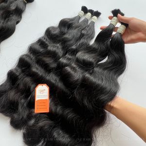 Wholesale Price for Natural Wavy Remy Hair Extensions Raw Unprocessed Bulk Hair Bundles Vietnamese Human Hair for <b>Bleaching</b> - Product Image 3