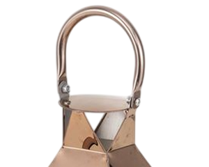 Portavelas Decorativo de Exterior con Acabado en Oro Ross, Elegante y Único, para Navidad, Hecho a Mano y Personalizado - Product Image 2