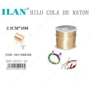 Il Filo Cola De Raton 2.5Mm X 10M Beige Per Braccialetti - Product Image 3