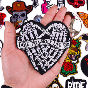 Embroidered Badge Embroidery Patch <b>Iron</b> <b>On</b> Fabric Patches for Clothing Hats Bags Wholesale Washable Waterproof Heat Transfer - Product Image 2