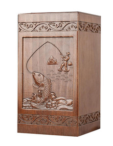 Urnes funéraires en bois pour adultes, urnes de crémation artisanales en bois poli, urnes funéraires à bas prix - Product Image 4