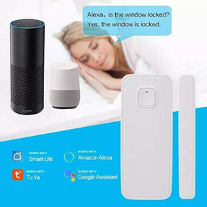 El Sensor de puerta delantera detecta Puertas Abiertas/cerradas Windows Sistema de alarma inalámbrico Alarma de sonido de ladridos Tuya App Compatible con robo - Product Image 6