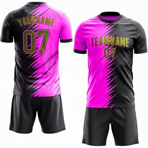 Ensembles d'uniformes de football personnalisés pour adultes unisexes - 100% polyester respirant de haute qualité sans manches avec logo par sublimation - Product Image 2