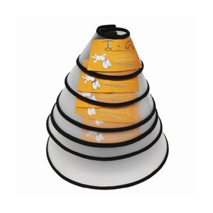 High Quality PU Plastic Cat E-<b>collar</b> Cute Solid Pattern Elizabethan <b>Collar</b> Soft New Protective Cone Recovery for Dogs and Cats - Product Image 3