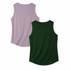 Débardeurs de sport décontractés pour femmes, personnalisés en gros, en tricot de spandex et polyester, respirants, à séchage rapide, écologiques, pour musculation - Product Image 5
