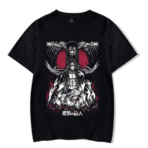 T-shirt Boxy Homme Oversize en Coton Respirant à Épaules Tombantes, Manches Courtes, Broderie Décontractée, Style Streetwear - Product Image 6