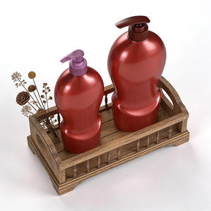 Botella de Plástico PET Roja Personalizada de 480 ml y 1000 ml con Bomba Dosificadora para Champú, Acondicionador para el Cuidado del Cabello, Gel de Ducha y Jabón Corporal - Product Image 2