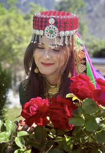 Gorros Afganos Hechos a Mano Personalizados para Mujer, Gorros Tradicionales Tribales de Color Sólido y Transpirables, Sombreros y Gorros Festivos para Damas - Product Image 3