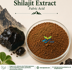 Suministro directo de fábrica HGO de extracto de shilajit natural (grado alimenticio), especificación de ácido fúlvico 50% (extracto estandarizado) - Product Image 1