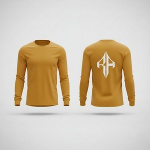Camiseta de Manga Larga para Hombre, Cuello Redondo, 100% Algodón, Estilo Casual Personalizado, Talla Grande, RIVIAN ATLANTIC, Calidad Premium 2026 - Product Image 3