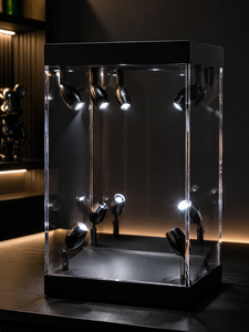 Sleek Modern <b>Acrylic</b> Display Box with LED Lighting for Customizable <b>Storage</b> for Super Mall & Home Use - Product Image 6