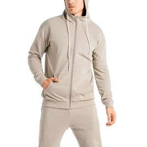 Conjunto Deportivo Informal Ligero de Invierno para Hombre con Sudadera con Cierre Transpirable y Pantalones Deportivos para Gimnasio, Viajes, Actividades Diarias Informales - Product Image 6