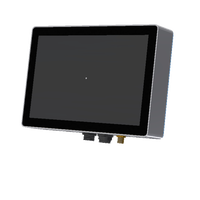 Panel Monitor LCD TFT Industri Tahan Air IP67 untuk Kelautan, Layar Sentuh (PCAP/Resistif), Peredupan Otomatis, Kontrol Jarak Jauh IR, Casing Aluminium