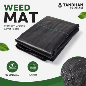 Malla Antihierbas Agrícola TANDHAN EcoPack de HDPE con Protección UV, 150g, Negra, para Viveros y Jardinería - Product Image 5