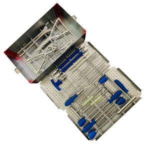 Juego de 31 Piezas de Instrumentos Quirúrgicos Ortopédicos para Tornillos Pediculares, Kit de Destornilladores con Mango en T, Acoplamiento Rápido, Caja de Aluminio, CE - Product Image 1