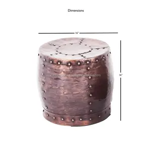 Mesa de Comedor Redonda Moderna de Lujo, Base de Metal Dorado Hecha a Mano, Ecológica, Venta Directa de Fábrica, Uso Versátil, Zahid Exports - Product Image 5