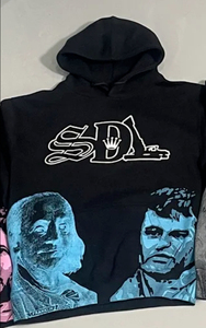 Fabricantes de Ropa para Hombre, Sudaderas de Algodón Grueso, Sudadera con Capucha, Impresión de Logotipo en Felpa, Sudadera SDL con Impresión Serigráfica, Estilo Invernal - Product Image 5