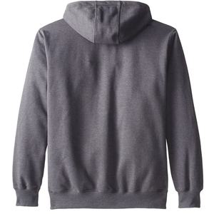 Sudadera con capucha de manga larga con cremallera completa para hombre, sudadera de lana inspirada en el atletismo, talla grande, teñido liso para otoño, OEM disponible - Product Image 2