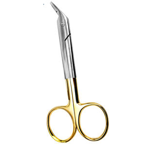 Tijeras de podar bypass con hoja de acero inoxidable de borde serrado de 185 mm de longitud para corte de cables, mango de PP, CE By Grip Surgical - Product Image 6