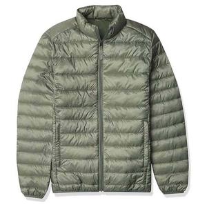 High Street 2025 <b>Men's</b> Waterproof Puffer Jacket Customized <b>Long</b> Sleeve Polyester Zipper Closure Winter <b>Coat</b> with OEM Service - Product Image 4