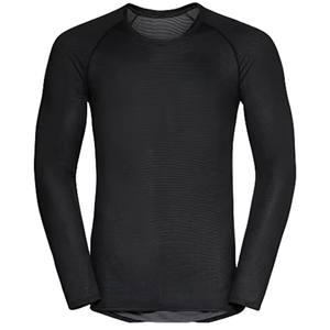 Camiseta Deportiva de Compresión de Manga Larga para Hombre, Secado Rápido, Negra, Manga Completa, Poliéster - Product Image 3