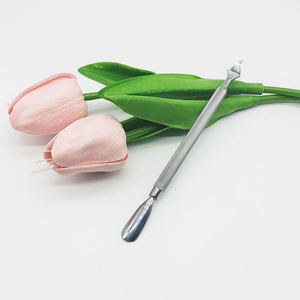 High Demanded Customized Cuticle Pusher <b>Nail</b> Polish Removal Stainless Steel Beauty <b>Nail</b> Cleaning Tools Sharp Tip Cuticle Pusher - Product Image 2