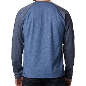 Camiseta de Manga Larga para Hombre, Cuello Redondo, Corte Regular, Secado Rápido, Tejido de Punto, Color Sólido, Estilo Casual - Product Image 6