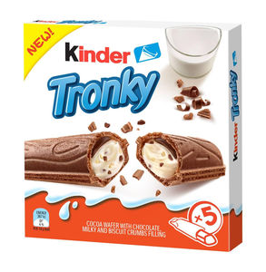 Vente en gros compétitive : Kinder Tronky, paquet de 5 barres de gaufrettes 90g - Prix fournisseur direct pour les acheteurs B2B - Product Image 3