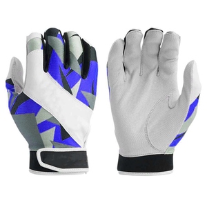 WARPRO INDUSTRY Black Batting Gloves Ambidextrous Padded Knit Fabric <b>Hook</b> Loop Closure Unisex Adult Size L Breathable Training - Product Image 6