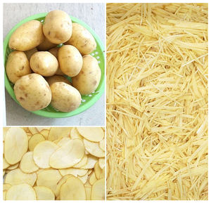 Trancheuse à ail commerciale Machine de découpe de pommes de terre Déchiquetage de pommes de terre Machine de découpe croustillante - Product Image 4