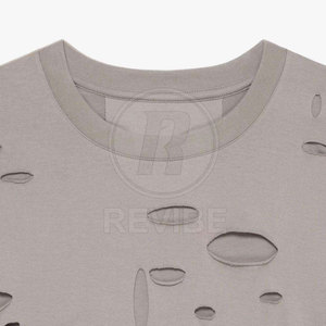 New Arrival Distressed <b>T</b>-Shirt 100 % Cotton Material Distressed <b>T</b>-Shirt Unique Style Distressed <b>T</b>-Shirts 2026 - Product Image 5