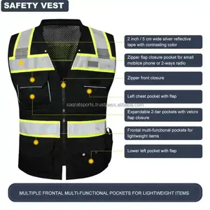 Customize All Kinds of Safety <b>Vest</b> <b>Reflective</b> <b>Vest</b> Clothing High Brightness Reflection <b>Reflective</b> <b>Vest</b> - Product Image 4