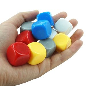Dés de jeu D6 standard en résine acrylique faits à la main, écologiques, portables, à six faces et coins arrondis, pour le jeu Yahtzee - Product Image 4