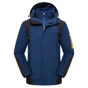 Veste d'hiver unisexe en polaire Cordura imperméable coupe-vent avec fermeture éclair, rembourrée en coton, veste d'extérieur à coque dure - Product Image 3