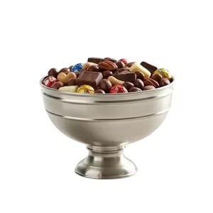Tazón de Metal para Chocolate, Tazón de Acero Inoxidable para Servir Dulces y Frutos Secos - Product Image 3
