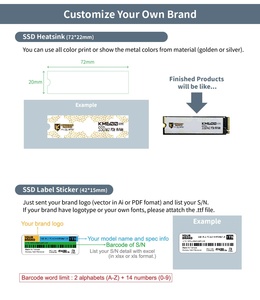 Aitc SSD M.2 OEM Gen3x4 NVMe 1.4 128GB 256GB 512GB 1TB 2TB - Product Image 4