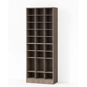 Mobiletto Portascarpe Stile Fattoria con Ripiani Rimovibili in MDF per Armadio e Arredamento Casa - Product Image 2