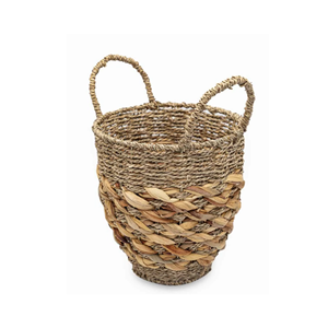 Cesta de mimbre marino con jacinto de agua, artesanal, para almacenamiento y decoración de cocina, de Vietnam, a precio mayorista económico - Product Image 3