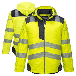 เสื้อแจ็คเก็ตสะท้อนแสง 3M ป้องกันลม กันน้ำ สำหรับงานความปลอดภัย แบบซอฟต์เชลล์ - Product Image 4