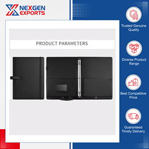 แฟ้มใส่เอกสารแบบ 3 ห่วง หนัง PU ยี่ห้อ Nexgen Exports สำหรับใช้ในธุรกิจ โรงเรียน และสำนักงาน - Product Image 3