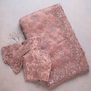 Sari para Mujer, Elegante, Tradicional Indio, Suave, 100% Poliéster, de Secado Rápido, Absorbe la Humedad, con Caimento Elegante, para Bodas, Fiestas y Eventos - Product Image 6