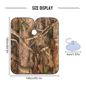 Cape de Coiffure Professionnelle Imperméable en Polyester pour Barbier et Salon, Personnalisable par Sublimation avec Fermeture au Cou - Product Image 3