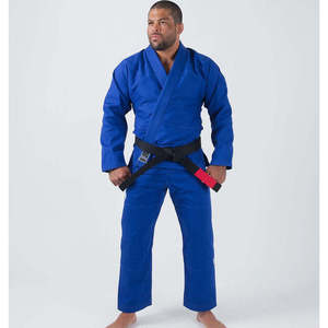 Blue Pearl <b>Weave</b> BJJ Gi Martial Arts Uniform Stretch Breathable Seamless Fusing Custom Logo Fightwear for Training - Product Image 4
